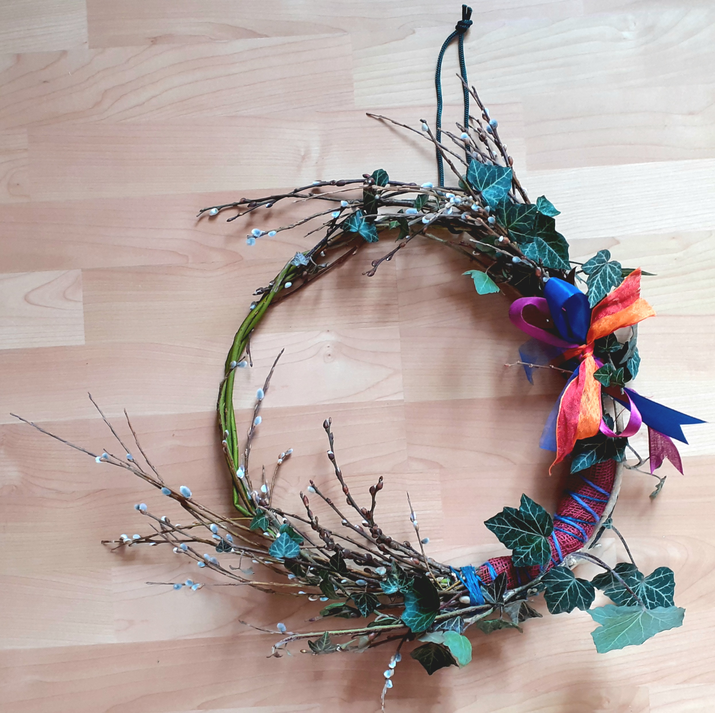 Couronne Halloween Branches Mortes 43 Cm | Guirlande Décorative Porte/fenêtre, Intérieur/extérieur